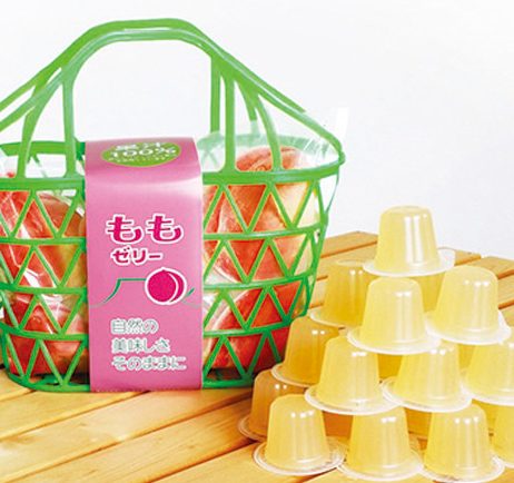 果汁１００％ゼリーカゴ　もも味２３粒